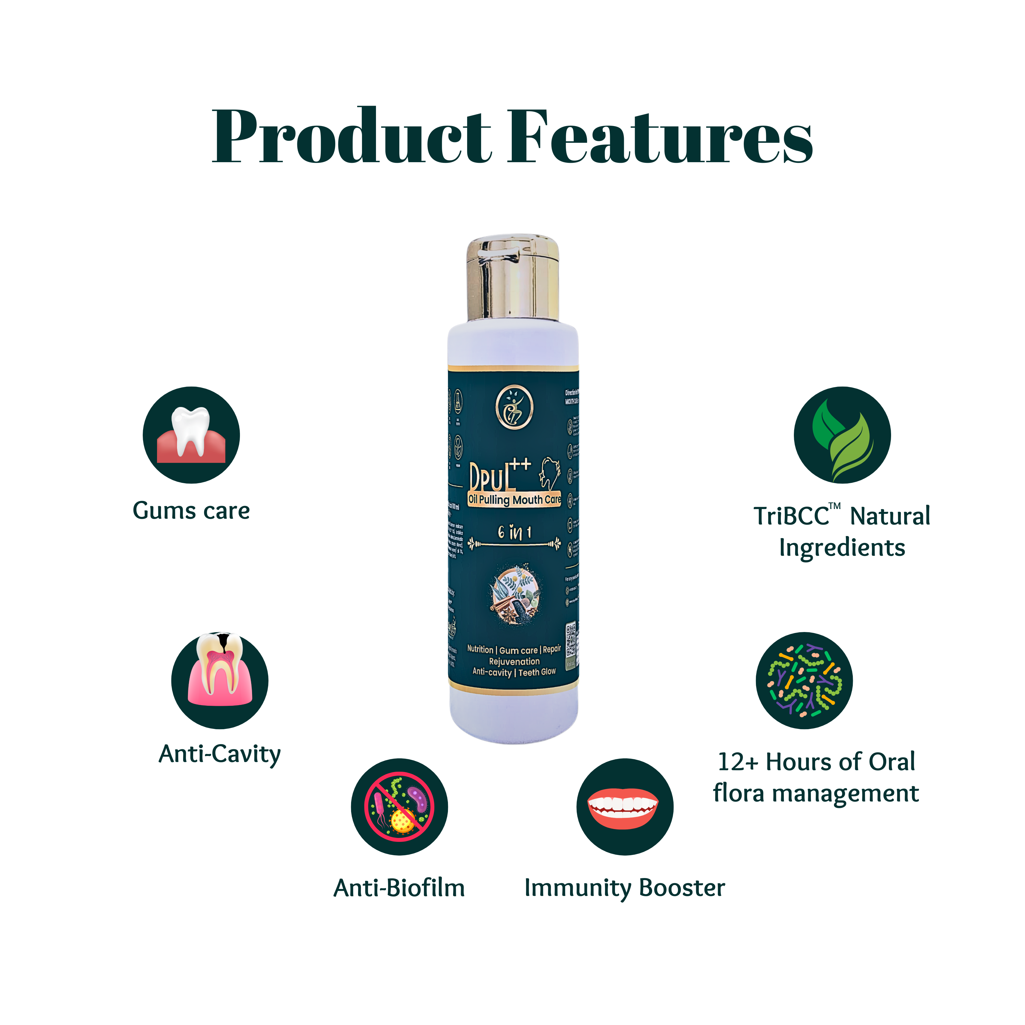Product features of a dental care product 