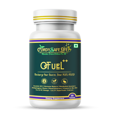 Ofuel++ PCOD PCOS Support Tablets for Women | 22-in-1 Formula with Myo Inositol, D-Chiro Inositol, CoQ10, NAC, Omega 3-6-7-9, Vitamins, Minerals, Ashwagandha, Shatavari | Hormone & Period Balance | 30 tablets - Cordysafelife