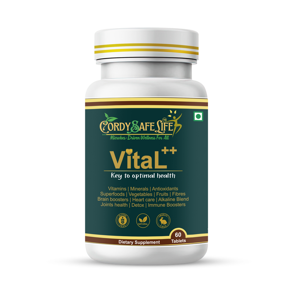 Vital++ Multivitamin for Men & Women | 84-in-1 Advanced Daily Nutrition | Vitamins + Minerals + Adaptogens + Antioxidants + Prebiotics | Immunity, Energy, Gut Health & Stress Support | 60 Tablets