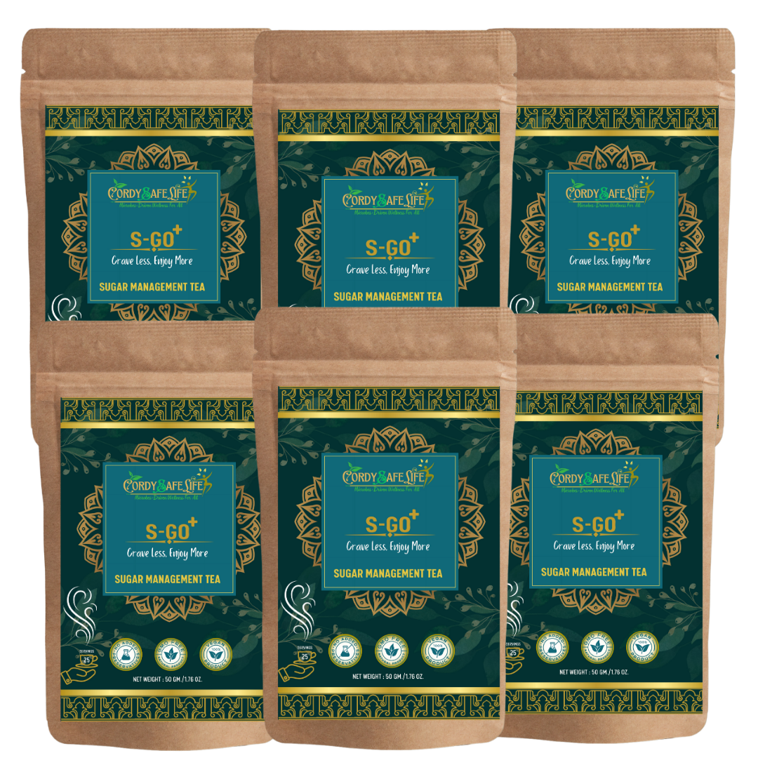 Six packages of S-Go+ Sugar Management Tea 